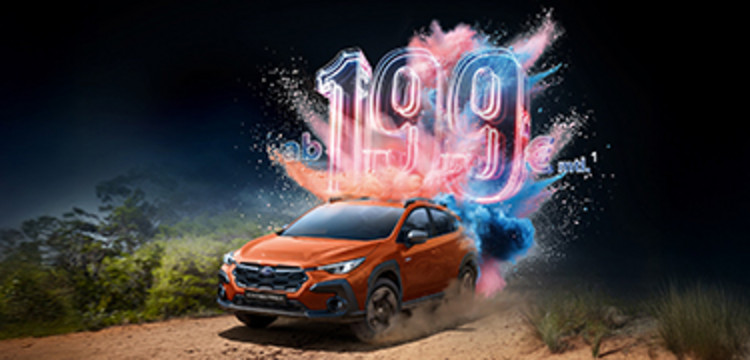 Nur für kurze Zeit:: Crosstrek mit Action Leasing-Paket<sup>1</sup> 